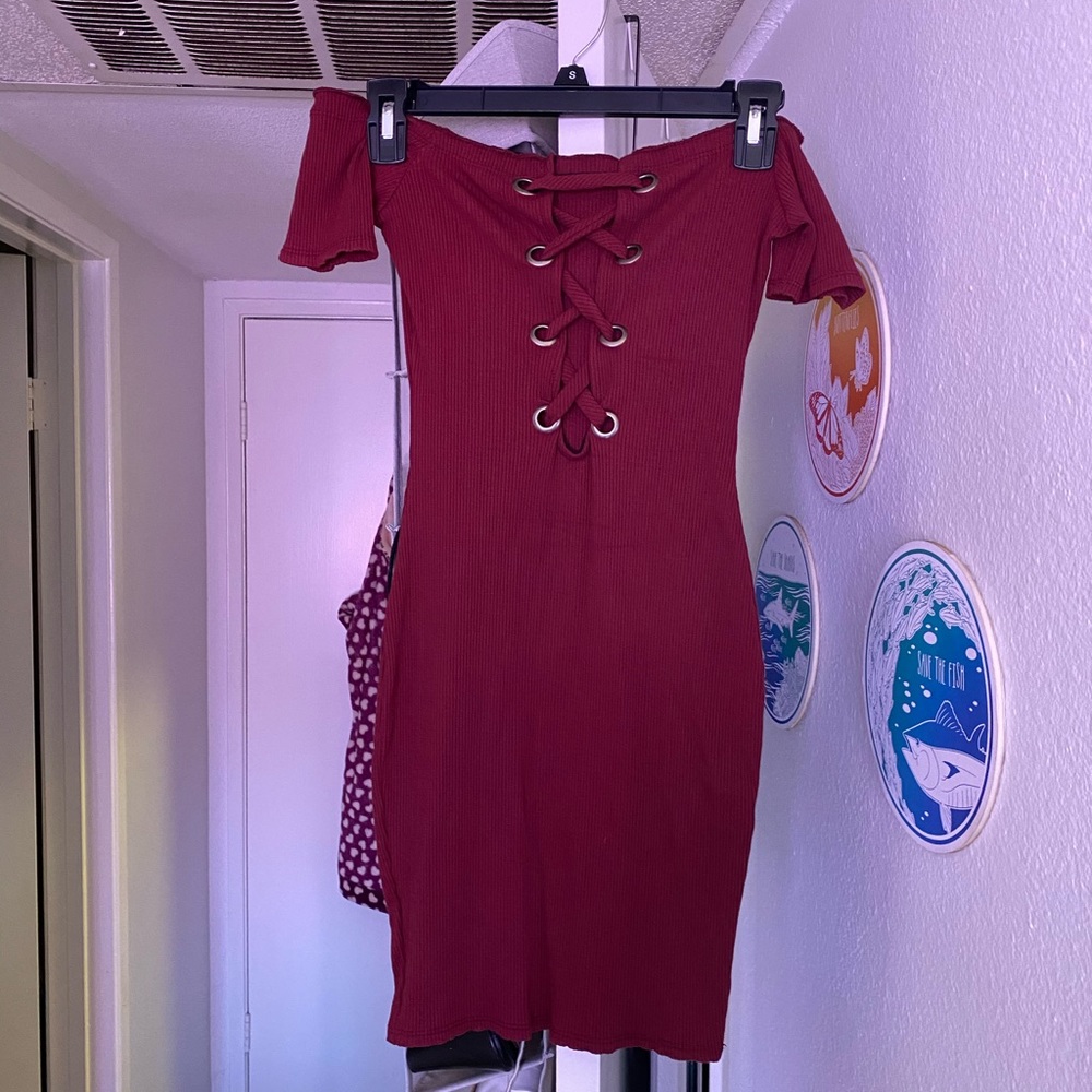 Off the shoulder dress